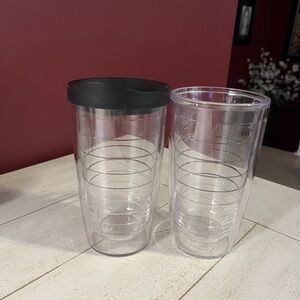 Clear Double-Walled Tumblers
